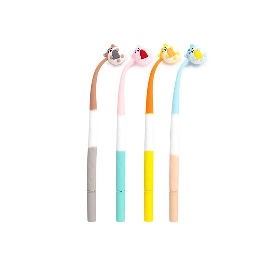 Speelse hamster wiebelt mee tijdens het schrijven met deze kawaii pen