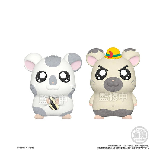 oxnard en boss hamtaro figuurtjes, kleurrijke en aaibare mini-hamsters