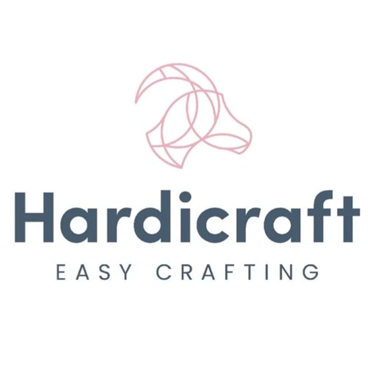 Logo van het Nederlands haakpakketten merk Hardicraft
