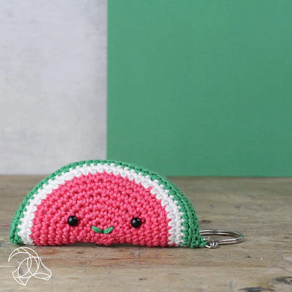 Amigurumi | Crochet kit watermelon - keychain 10 cm