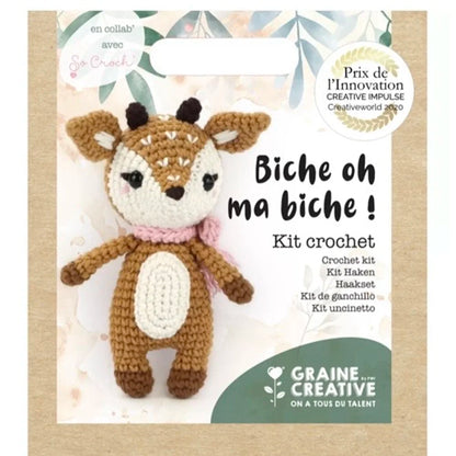 Amigurumi | Crochet kit Deer - 13 cm