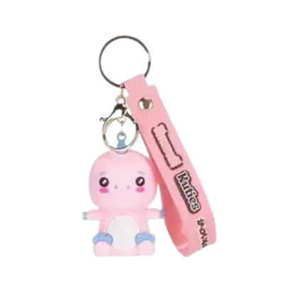 Dino - 3D Kawaii Kutie sleutelhanger met strap