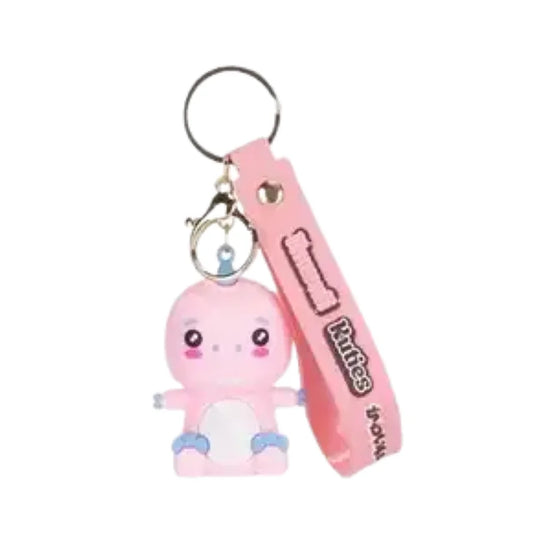 Dino - 3D Kawaii Kutie sleutelhanger met strap