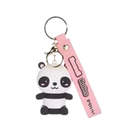 Panda - 3D Kawaii Kutie sleutelhanger met strap