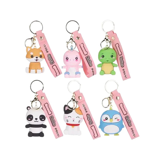 Kawaii Kuties 3D sleutelhangers collectie met strap - alle varianten overzicht