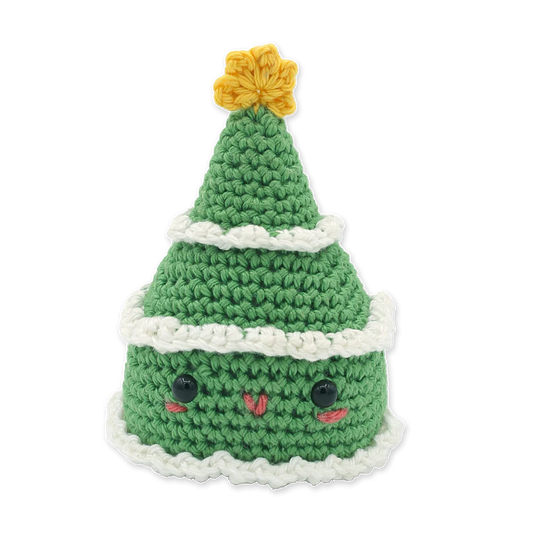 vrolijk gehaakt kerstboompje creatie