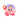 Officiële Kirby figuurtje 5 cm - Kirby met paars petje - Nintendo