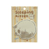 sleeping kitten memoblok – dromerig design voor kleine reminders