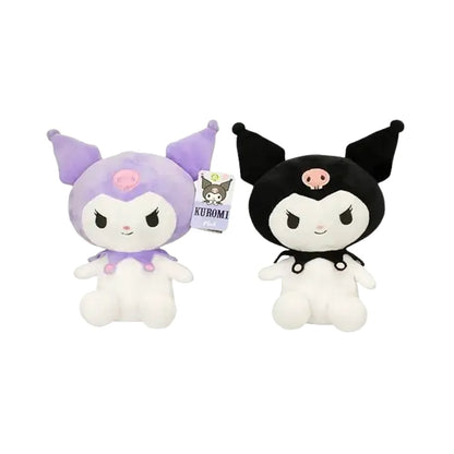 Kuromi knuffel 24 cm – Sanrio pluche in paars en zwart totaal overzicht