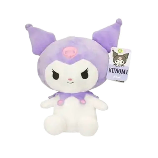 Kuromi knuffel 24 cm – Sanrio pluche in paarse uitvoering