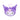 Kawaii Kuromi pluche portemonnee voorkant – officiële Sanrio in paars met muts
