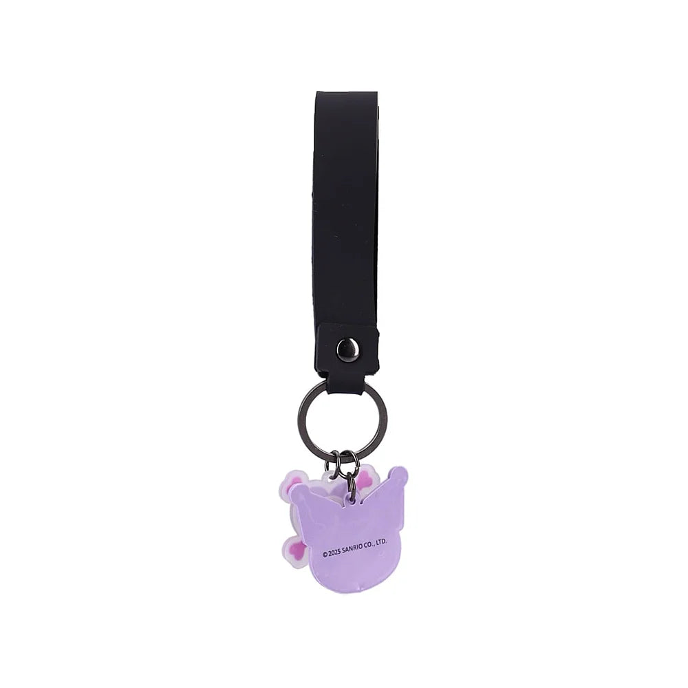 Unieke Kuromi rubberen keychain met stevige strap – perfect voor fans en verzamelaars