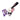 Kuromi sleutelhanger zwart mutsje - Kawaii Sanrio accessoire
