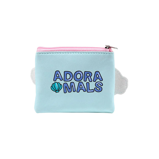 Achterzijde van Maddie Axolotl portemonnee – minimalistisch, stevig en kleurrijk design