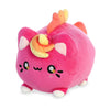 zachte unicorn knuffel met hoorn en blosjes
