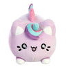 zacht paarse meowchi unicorn met hoorn
