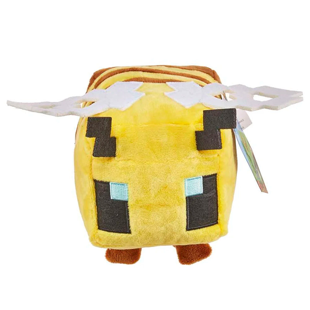 superzachte minecraft bee knuffel detail