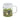 Detail Minecraft mok – close-up van creeper, enderman en zombie print op keramische mok