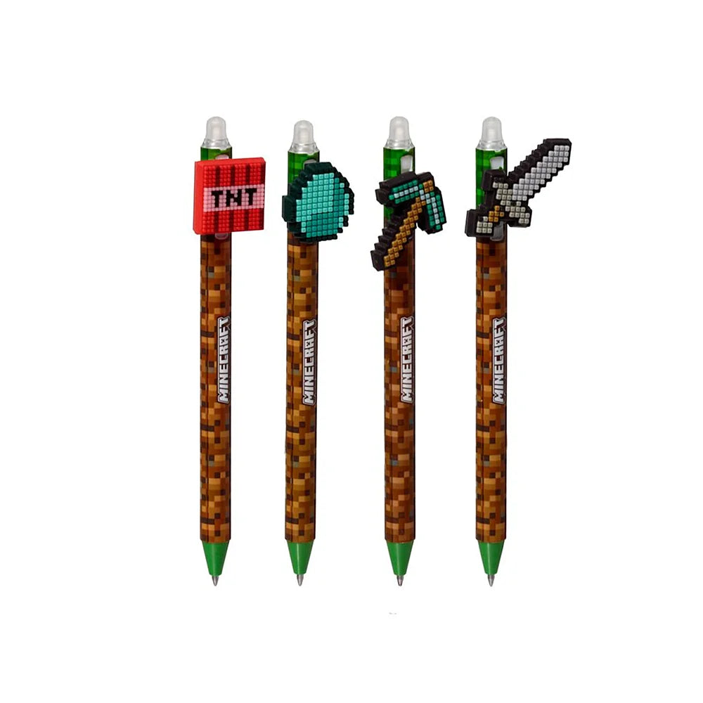 Officiële Minecraft uitwisbare pen - 4 tool varianten