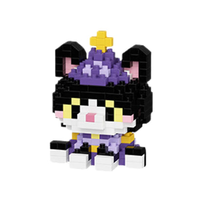 Mini bricks zwarte kat – mysterieuze en leuke miniatuur