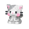 mini bricks katje in grijs en wit close-up