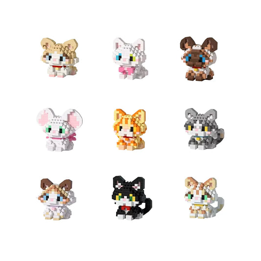 Overzicht alle mini bricks katjes – bouw je eigen kattenfamilie