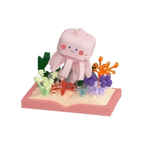 Octopus mini bricks set - bouwstenen zeedier