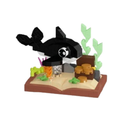 Orka mini bricks set - bouwstenen zeedier