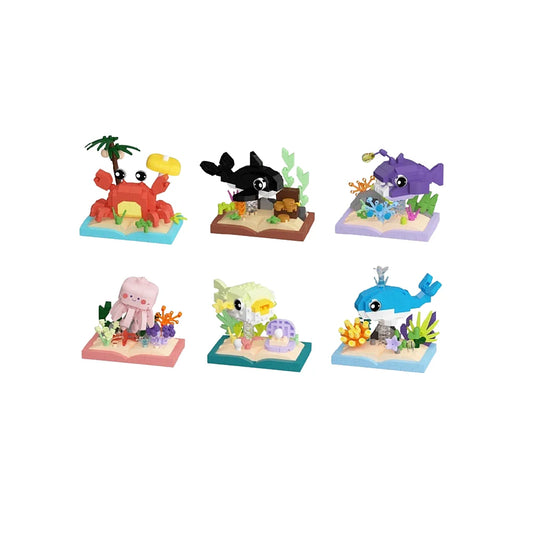 Compleet overzicht zeedieren mini bricks sets