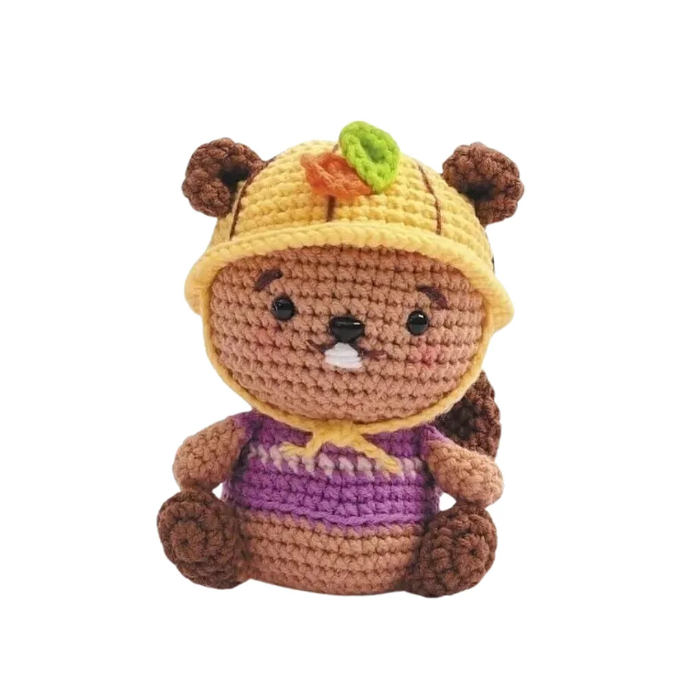 Amigurumi | Crochet kit Mochi the beaver - 13 cm