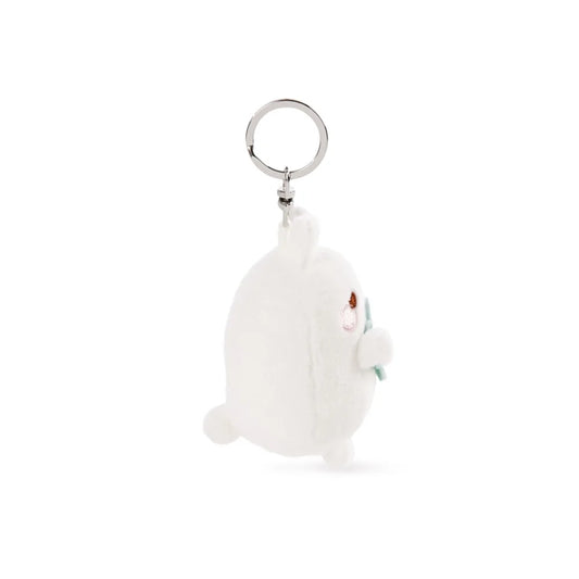kawaii molang sleutelhanger van de zijkant