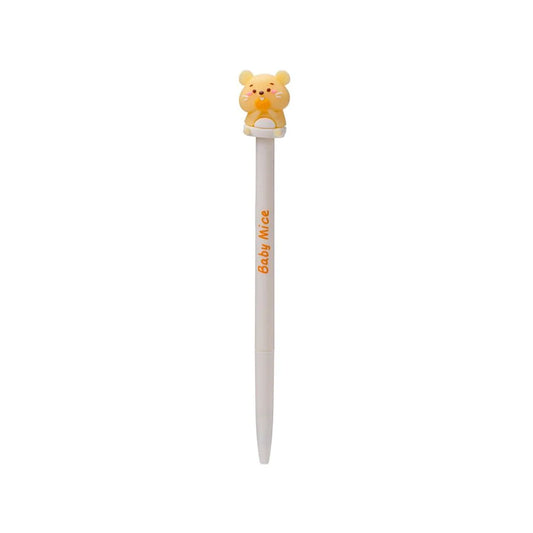 kawaii muizenpen in beige kleur