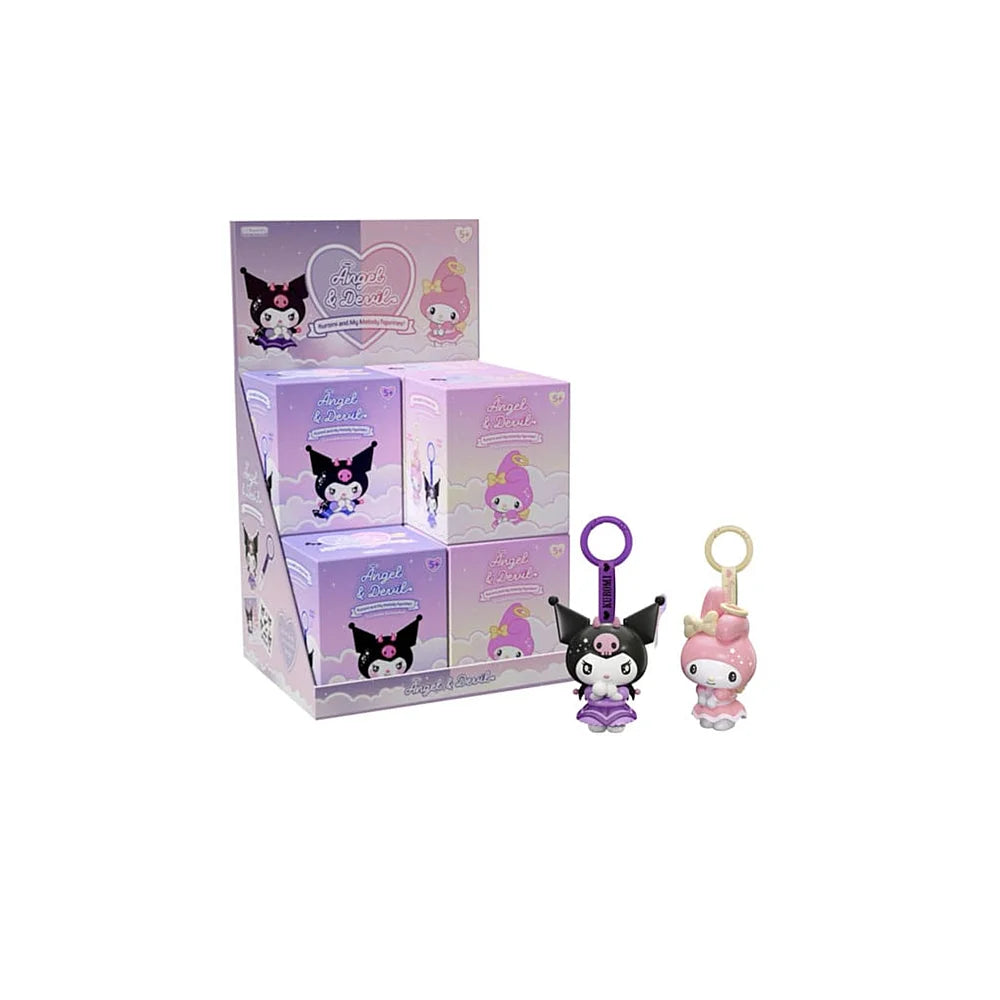 Sanrio sleutelhangers My Melody & Kuromi in schattige lolita-stijl – luxe presentatie voor echte fans