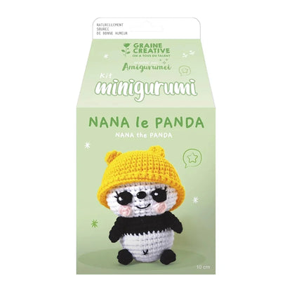 Amigurumi | Crochet kit Nana the panda - 10 cm