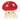 Amanita Palm Pal met rode hoed en witte stippen