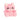 Palm Pals Tasty Peach Meowchi strawberry knuffeltje 13 cm