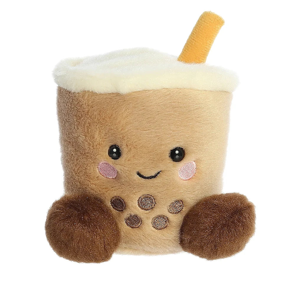 schattige boba tea knuffel Milky close-up