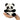zachte knuffelpanda in kawaii stijl
