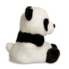 fluffy panda knuffel van 12 cm