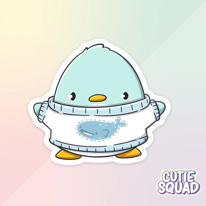 ray penguin sticker van cutiesquad met trui
