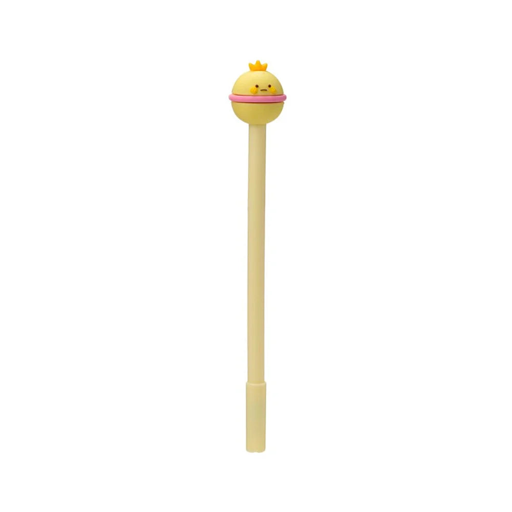 kawaii uitwisbare pen met gele planeet topper