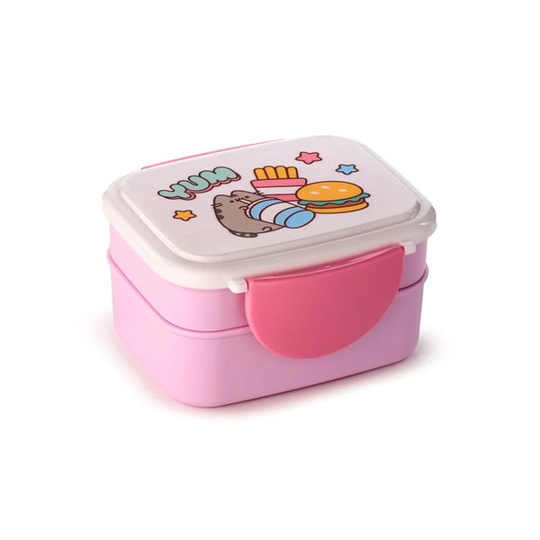 kawaii broodtrommel met pusheen illustratie