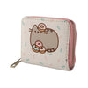 Witte Pusheen portemonnee met donuts – kawaii stijl voor muntgeld