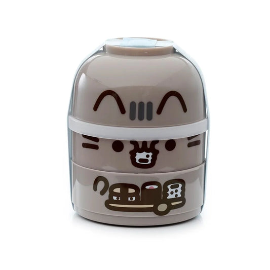Pusheen bento box met sushi-illustratie 🍣🐱
