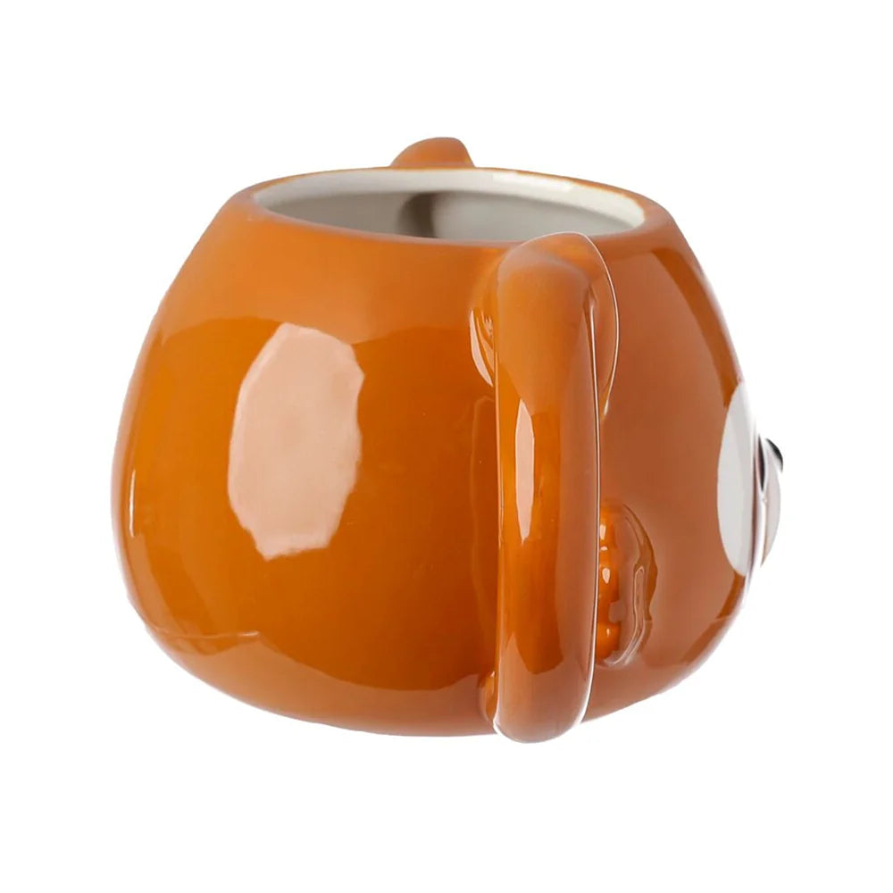 keramische mok rode panda stijl