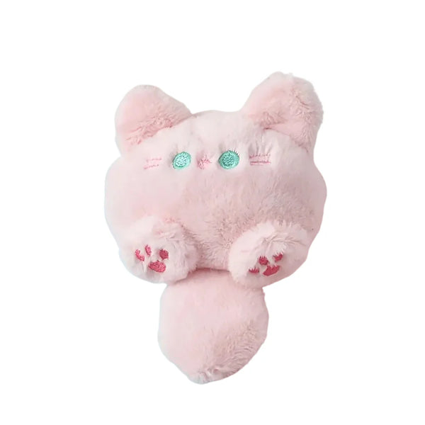 Leuk stoffen kattenknuffeltje met piepstaartje, ideaal voor verzamelaars van schattige items