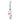 sanrio peach sleutelhanger met hello kitty