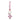 my melody sleutelhanger pastel perzik