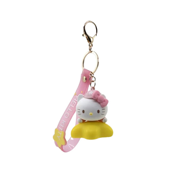 Hello Kitty Light-up Stars Sleutelhanger – Schattige Lichteffect Sleutelhanger