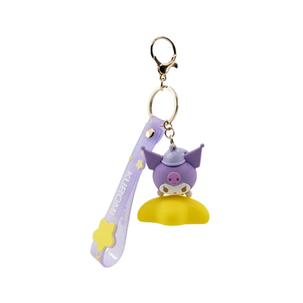 Kuromi Light-up Stars Sleutelhanger – Stoer met Verlichting